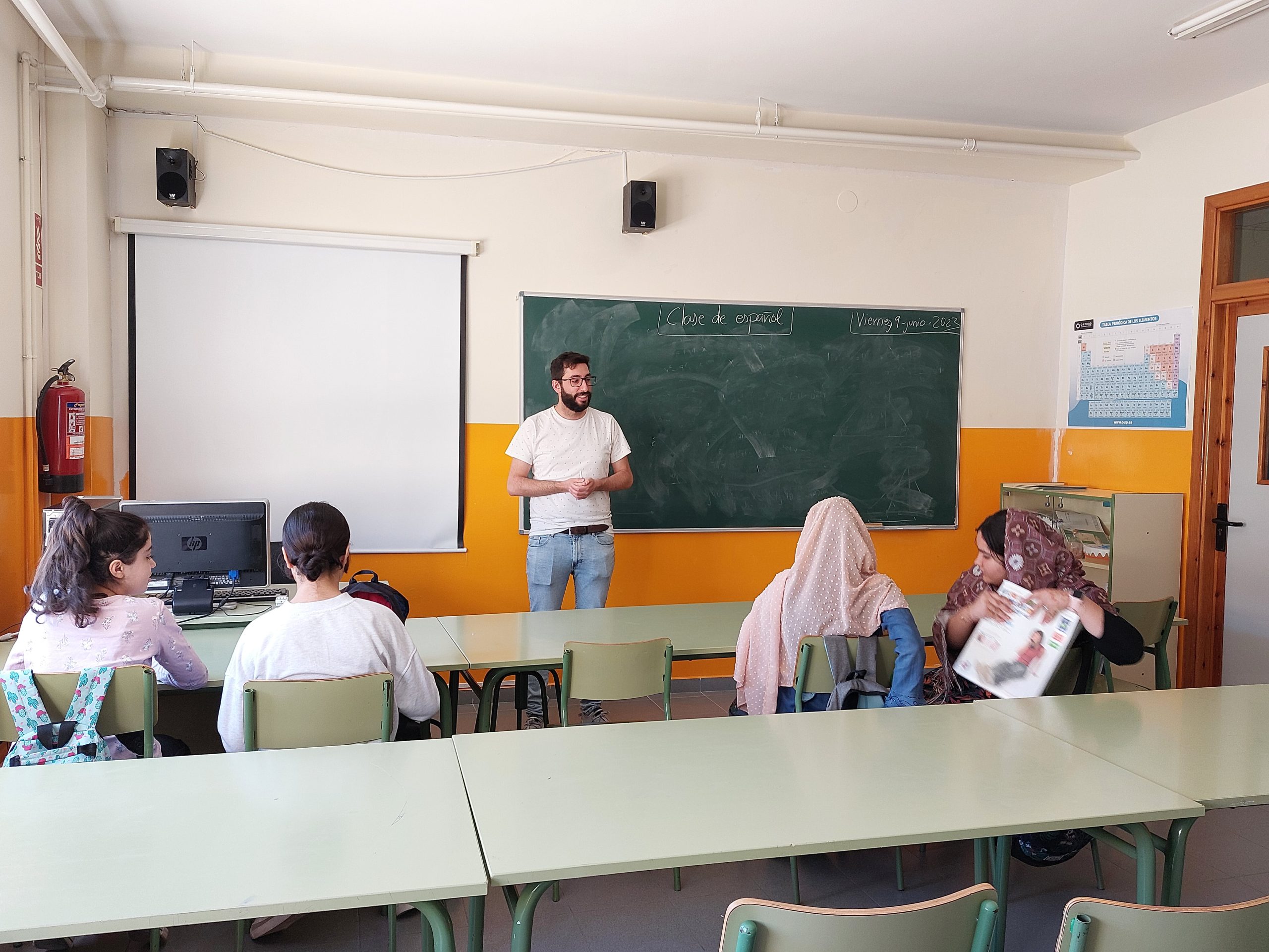 Aula de Español del IES Baix Matarranya